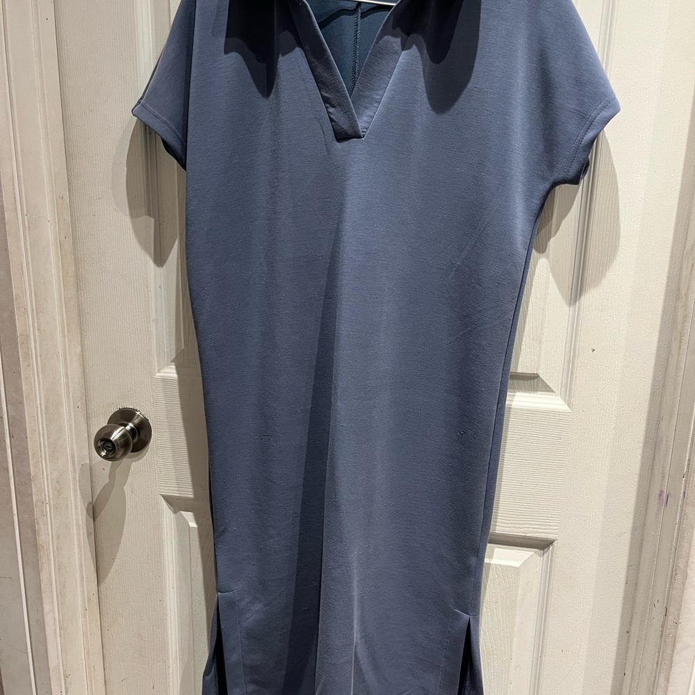 Elegant Blue Women's Dress